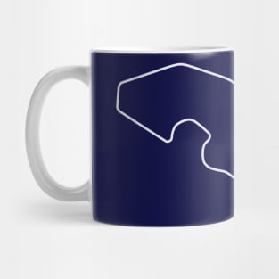 Detroit Belle Isle Circuit [outline] Mug